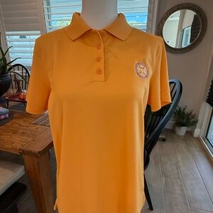 Under Armou Heat Gear Vibrant Orange PGA Golf Polo